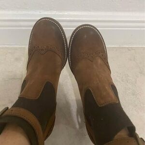 Italian leather boots European size 37 new from Italy